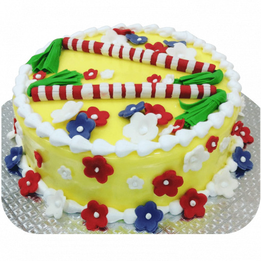 Dandiya Theme Cake online delivery in Noida, Delhi, NCR, Gurgaon