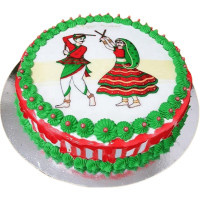Garba Theme Cake online delivery in Noida, Delhi, NCR,
                    Gurgaon