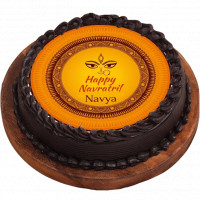  Navratri Round Poster Cake online delivery in Noida, Delhi, NCR,
                    Gurgaon