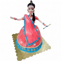 Dandiya Theme Doll Cake online delivery in Noida, Delhi, NCR,
                    Gurgaon