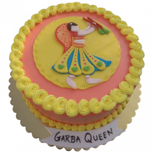 Garba  Queen Cake online delivery in Noida, Delhi, NCR, Gurgaon