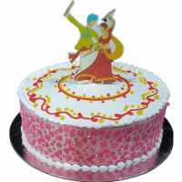 Dandiya Theme Navratri Cake online delivery in Noida, Delhi, NCR,
                    Gurgaon