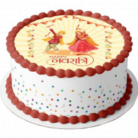 Happy Navratari Dance Cake online delivery in Noida, Delhi, NCR,
                    Gurgaon