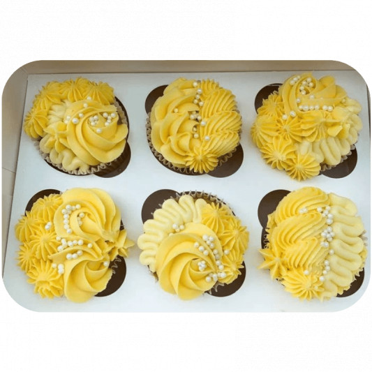 Delicious Yellow Cupcake  online delivery in Noida, Delhi, NCR, Gurgaon