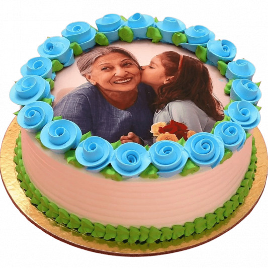 Amazing Photo Pineapple Cake online delivery in Noida, Delhi, NCR, Gurgaon