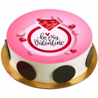 Be My Valentine Pineapple Photo Cake online delivery in Noida, Delhi, NCR,
                    Gurgaon