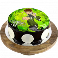 Ben Ten Chocolate Photo Cake online delivery in Noida, Delhi, NCR,
                    Gurgaon