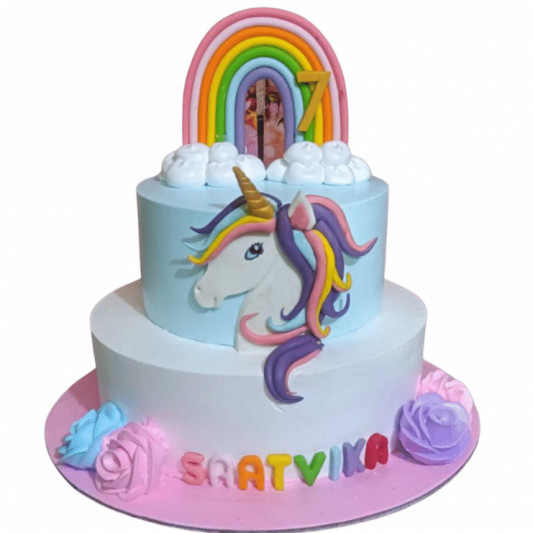 Designer 7th Birthday Cake online delivery in Noida, Delhi, NCR, Gurgaon
