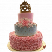 Pink and Sky Blue Cake online delivery in Noida, Delhi, NCR,
                    Gurgaon