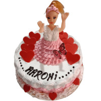 Father Princess Doll Theme Cake  online delivery in Noida, Delhi, NCR,
                    Gurgaon