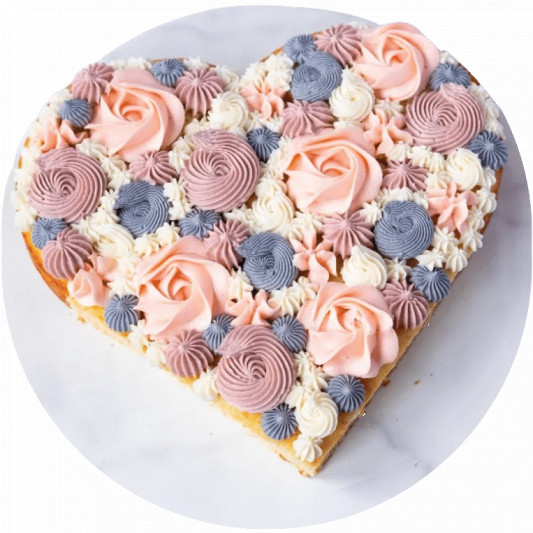 Naked Heart Cake  online delivery in Noida, Delhi, NCR, Gurgaon