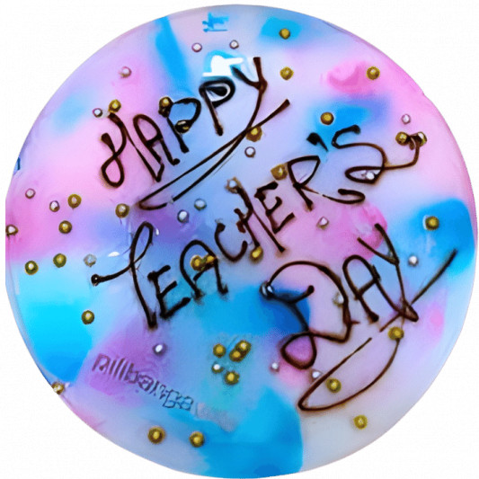 Happy Teachers Day Colorful Cake online delivery in Noida, Delhi, NCR, Gurgaon