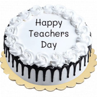 Teachers Day White Cake online delivery in Noida, Delhi, NCR,
                    Gurgaon