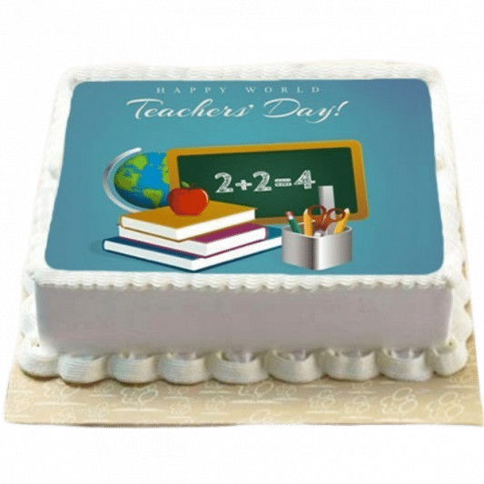 Cake For My Best Teacher online delivery in Noida, Delhi, NCR, Gurgaon