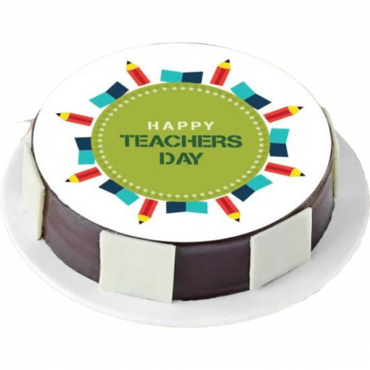 Happy Teacher's Day Photo Cake online delivery in Noida, Delhi, NCR, Gurgaon