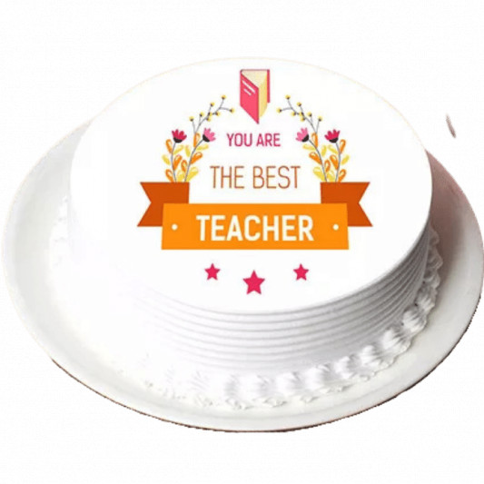 You Are The Best Teacher Cake online delivery in Noida, Delhi, NCR, Gurgaon