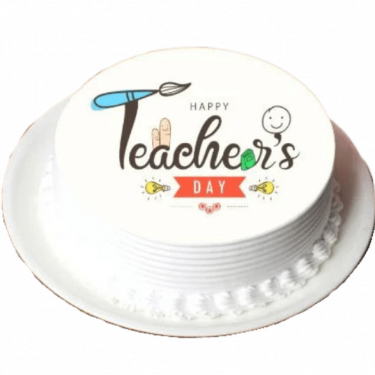 Special Teacher's Day Photo Cake online delivery in Noida, Delhi, NCR, Gurgaon