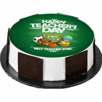 Teacher's Day Theme Photo Cake online delivery in Noida, Delhi, NCR,
                    Gurgaon