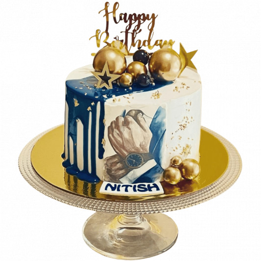 Gentle Man Theme Cake  online delivery in Noida, Delhi, NCR, Gurgaon