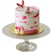 Palette Knife Butterfly Birthday Cake online delivery in Noida, Delhi, NCR,
                    Gurgaon
