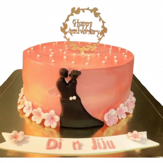 Anniversary Cake for Didi and Jiju online delivery in Noida, Delhi, NCR, Gurgaon