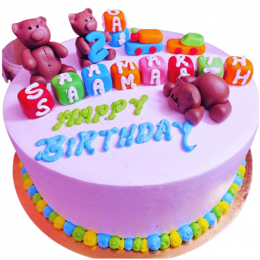 Teddy Bear Theme Cake online delivery in Noida, Delhi, NCR, Gurgaon