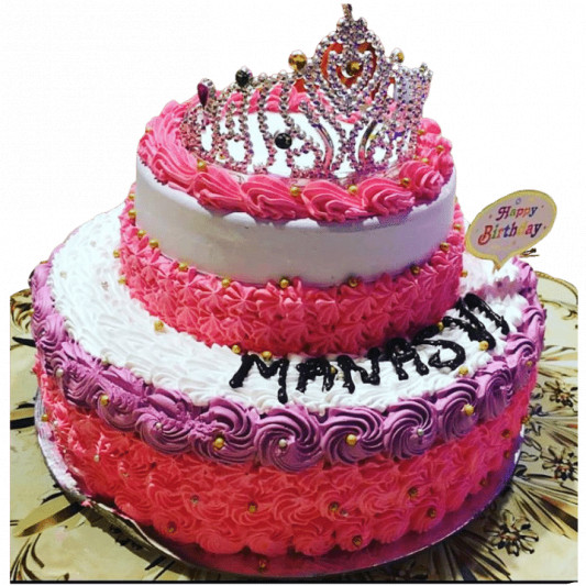 Princess Crown Cake online delivery in Noida, Delhi, NCR, Gurgaon