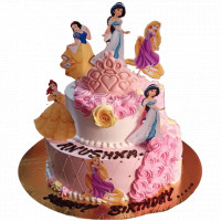 Gorgeous Pink Princess Cake  online delivery in Noida, Delhi, NCR,
                    Gurgaon