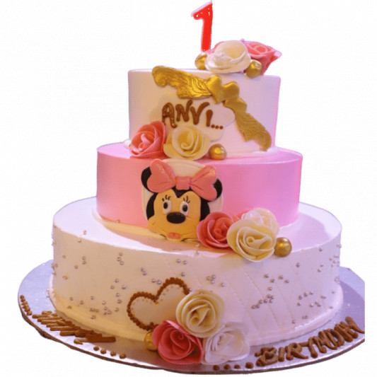 Baby Minnie Mouse Cake online delivery in Noida, Delhi, NCR, Gurgaon