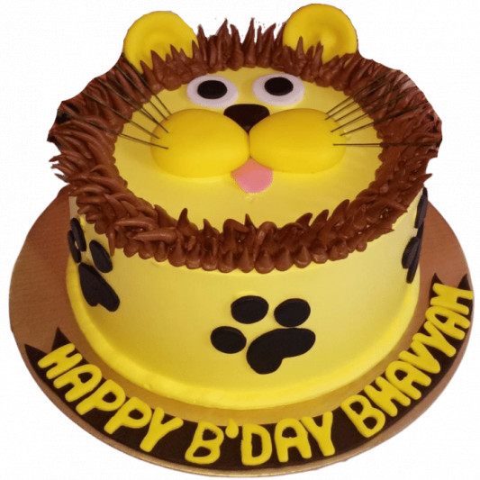 Lion Face Cake online delivery in Noida, Delhi, NCR, Gurgaon