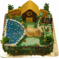 Farm House Designer Cake online delivery in Noida, Delhi, NCR,
                    Gurgaon