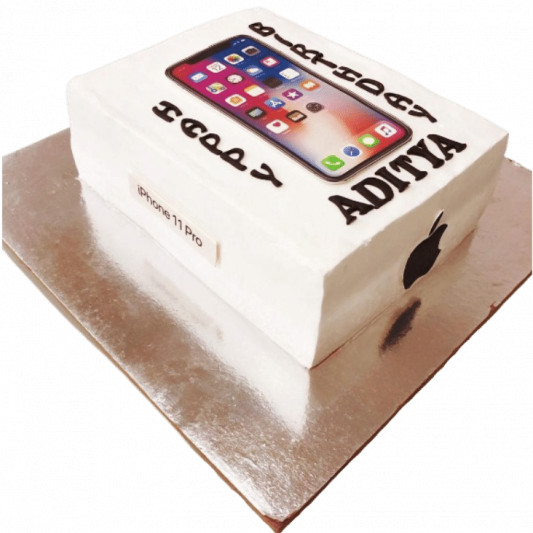 Iphone Box Theme Cake 