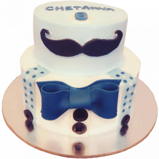 Little Man’s Moustache Cake online delivery in Noida, Delhi, NCR, Gurgaon