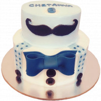 Little Man’s Moustache Cake online delivery in Noida, Delhi, NCR,
                    Gurgaon