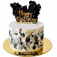 Black Golden Birthday Cake online delivery in Noida, Delhi, NCR,
                    Gurgaon