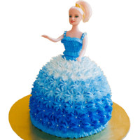 Blue Princess Barbie Cake online delivery in Noida, Delhi, NCR,
                    Gurgaon