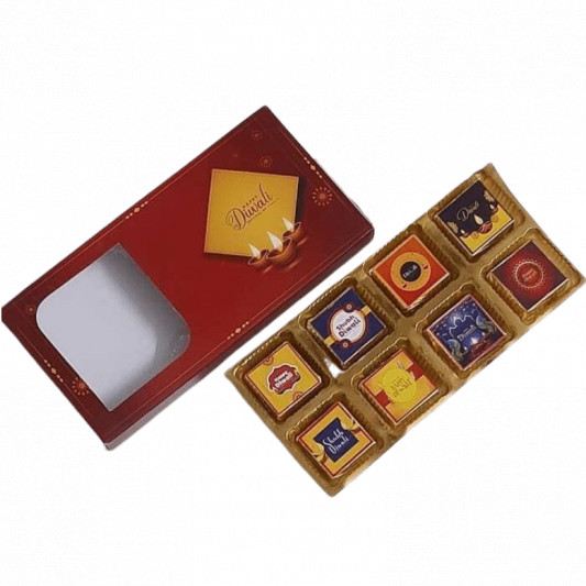 Diwali Theme Chocolate Pack of 8 online delivery in Noida, Delhi, NCR, Gurgaon