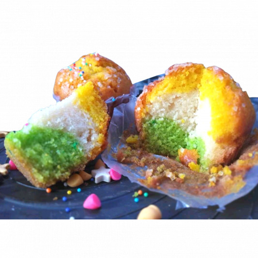 Tricolor Muffins online delivery in Noida, Delhi, NCR, Gurgaon