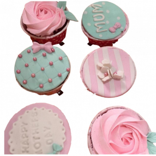  Mom Theme Cupcake  online delivery in Noida, Delhi, NCR, Gurgaon