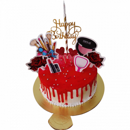 Make up Theme Cake online delivery in Noida, Delhi, NCR, Gurgaon