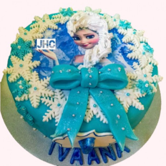 Frozen Theme Photo Cake online delivery in Noida, Delhi, NCR, Gurgaon