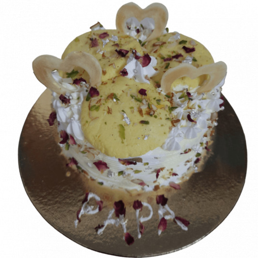 Eggless Rasmalai Cake online delivery in Noida, Delhi, NCR, Gurgaon