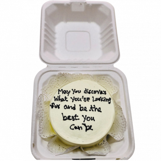 Message Bento Cake online delivery in Noida, Delhi, NCR, Gurgaon