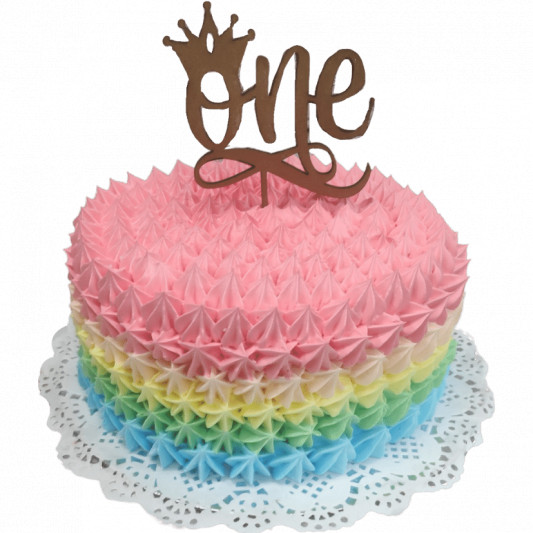 Rainbow Theme Cake online delivery in Noida, Delhi, NCR, Gurgaon