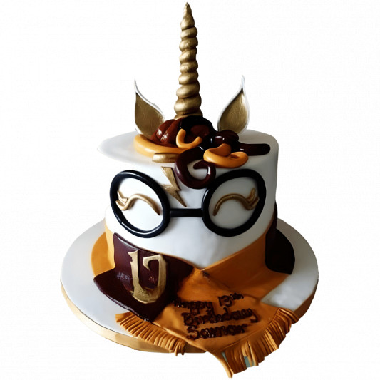 Harry Potter Unicorn Fondant Cake online delivery in Noida, Delhi, NCR, Gurgaon