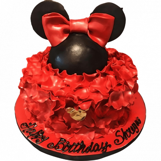 Mini Ruffle Fondant Cake online delivery in Noida, Delhi, NCR, Gurgaon