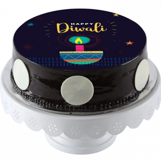 Festive Diwali Special Photo Cake online delivery in Noida, Delhi, NCR, Gurgaon