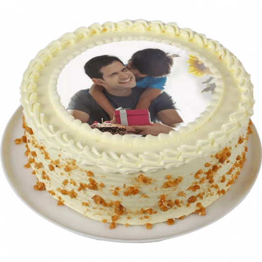 Delicious Fathers Day Photo Cake online delivery in Noida, Delhi, NCR, Gurgaon