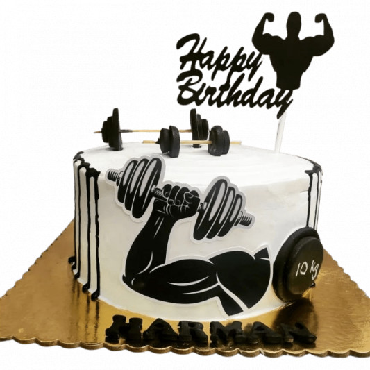 Best Gym Theme Cake In Lucknow | Order Online