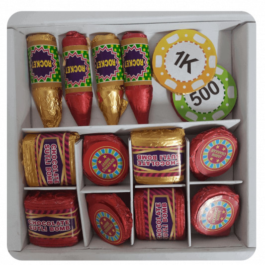 Mini Pack of Diwali Cracker Chocolates online delivery in Noida, Delhi, NCR, Gurgaon